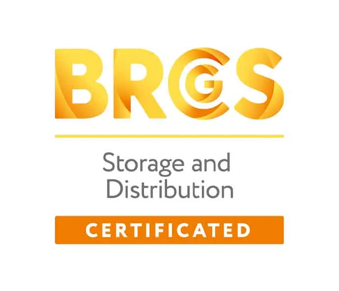 BRCGS Storage and Distribution certificated
